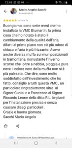 testimonianza Sacchi Mario